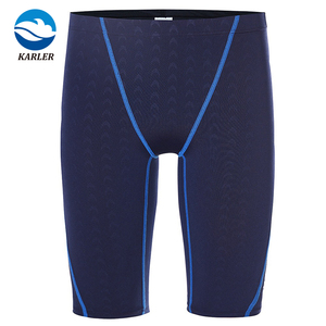 Pantalones PBT transpirables para <span class=keywords><strong>hombre</strong></span>, mallas deportivas ajustadas, pantalones cortos de baño Jammer para competición, 100% poliéster - Product Image 3