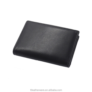 Porte-cartes de visite en cuir véritable avec emplacement pour permis de conduire - Product Image 5