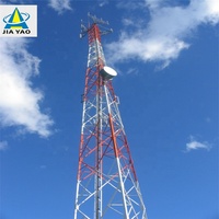 Torre de Comunicación Autoportante de Acero Angular de 45 Metros para Proveedor de Servicios de Internet (ISP) 4G 5G