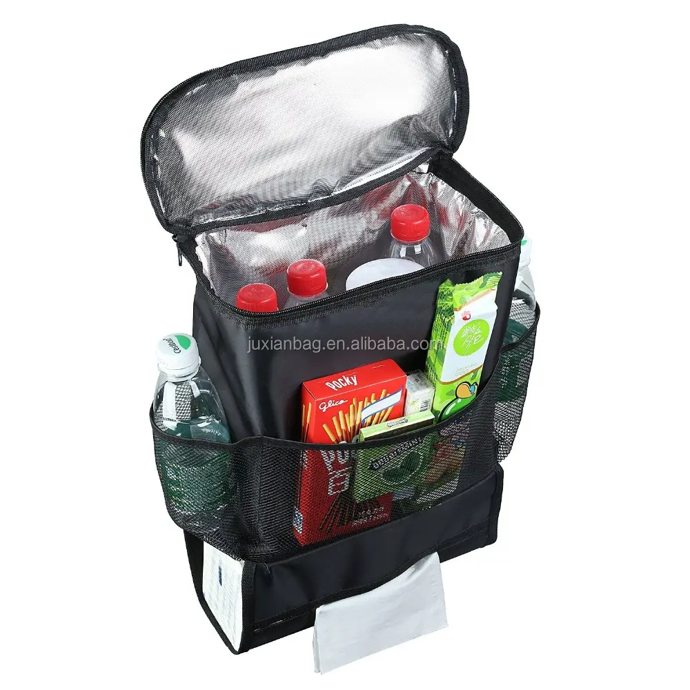 Car Back Seat Organizer/Auto Seat /Multi-Pocket Travel Storage Bag/Insulated Car Seat Back Drinks Holder Cooler