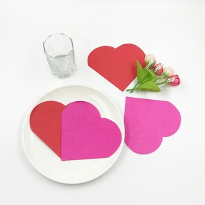 Tùy Chỉnh Đầy Đủ Màu Sắc In Fancy Die Cut Giấy Ăn Tối Khăn Ăn - Product Image 3