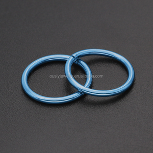 Yeni Moda Cerrahi Çelik Septum Clicker Menteşeli Segment Burun Halkası - Product Image 4