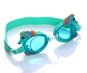Очки для плавания для детей, противотуманные очки для плавания с УФ-защитой