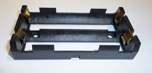 Li-ion SMT Batterie Kunststoffgehäuse Halter für 2x3,7 V 18650 Batterien - Product Image 4