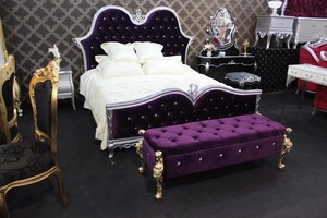 Style européen sculpté chambre meubles / <span class=keywords><strong>roi</strong></span> italien chambre meubles / style français meubles de chambre blanche - Product Image 2