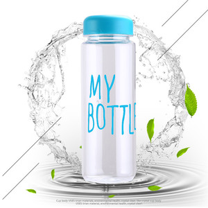 500 ml mi bo ttle pc botella de agua/taza reutilizable tritan plástico de la categoría alimenticia de WEONE color de la mezcla - Product Image 1