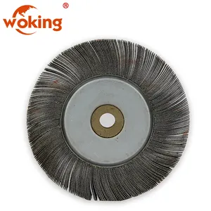 Aluminium Oxide Abrasive Cloth Flap Wheel Stainless Steel Pipe And Parts Polishing Grinding Emery Cloth Wheel