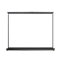 Écran de projection frontal blanc mat JAVES TMTS 50" 16:9, écran portable à tirage vertical, certifié RoHS pour mini projecteur