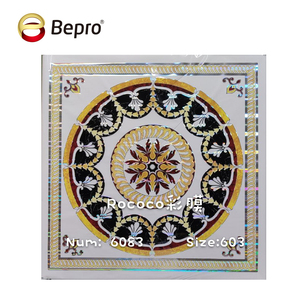 <span class=keywords><strong>Piastrelle</strong></span> per Pavimenti Effetto Parquet 600x600mm in Gres Porcellanato Lucido <span class=keywords><strong>con</strong></span> Design Ottimale per la Decorazione Domestica - Product Image 5