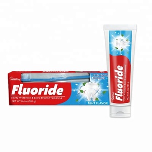 <span class=keywords><strong>Pasta</strong></span> <span class=keywords><strong>Dental</strong></span> para blanquear los dientes, <span class=keywords><strong>Pasta</strong></span> <span class=keywords><strong>Dental</strong></span> con fluoruro, con cepillo de dientes GMP/ISO22716, sabor a menta, personalizada, OEM - Product Image 2