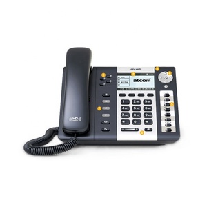 Téléphone IP de niveau de gestion de fonction WIFI 8 écran SIP 3.2 pouces 8 touches BLF <span class=keywords><strong>ACOM</strong></span> A41W, fonction PoE en option - Product Image 3