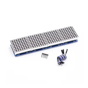 Factory Outlets MAX7219 Dot Matrix Module 4 in 1 Display Microcontroller With 5Pin And Line