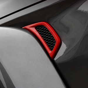 Évents de roue avant, 4 pièces, cadre décoratif autocollant, accessoires d'extérieur pour <span class=keywords><strong>jeep</strong></span> <span class=keywords><strong>wrangler</strong></span> <span class=keywords><strong>JL</strong></span>, 2018 <span class=keywords><strong>2019</strong></span> - Product Image 4