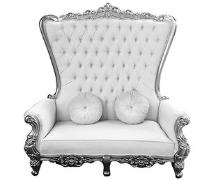 Ghế cô dâu chú rể màu trắng và vàng hình thiên nga ghế Ngai Vàng công chúa sang trọng hoàng tử hoàng tử Nữ Hoàng loveseat Ngai Vàng - Product Image 4