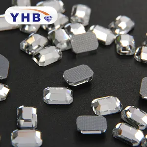 YHB fabricante Original de alta calidad de vidrio rectángulo forma elegante piedras para Guangzhou Decoración