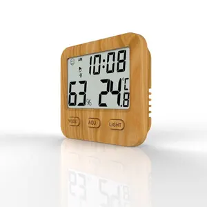 CH-915 Warna Kayu Rumah Tangga Humidity Thermometer Insatant Membaca Termometer Digital Thermometer