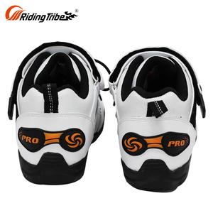 Punta de acero corto moto botas al aire libre para motocicleta Riding Racing botas hombres - Product Image 5