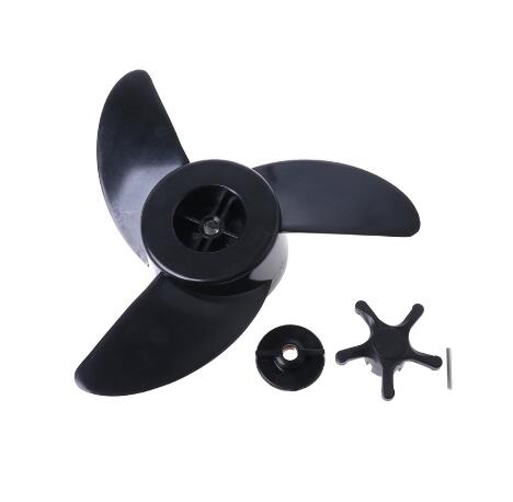 Бесплатная доставка, 3 комплекта/партия лезвия моторная лодка пропеллеры Электрический Подвесной мотор для Haibo ET34 ET44 ET54