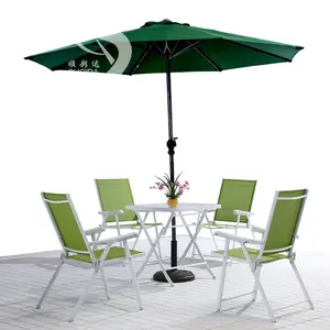 低价花园遮阳伞 2.7 米铁手曲柄伞