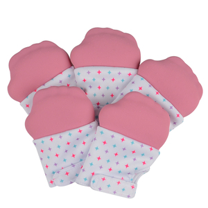 BPA libre nuevo diseño bebé masticable silicona Teether <span class=keywords><strong>manopla</strong></span> suave y seguridad <span class=keywords><strong>para</strong></span> los niños - Product Image 4