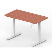 Mécanisme de levage de table de bureau réglable à 2 pieds avec manivelle manuelle