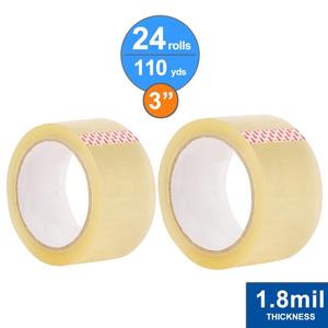 Bailida 110 yards OPP rõ ràng <span class=keywords><strong>3</strong></span> <span class=keywords><strong>inch</strong></span> đóng gói Băng 70 mét rõ ràng băng để đóng gói Băng nhanh - Product Image 6