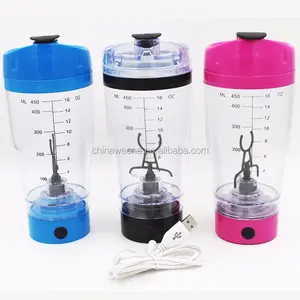 600ml Electric Cocktail Boston Shaker Usb Automatic Protein Shaker