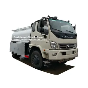 Foton 4x4 diesel truck fuel consumption/ 4x4 mobile fuel dispenser truck