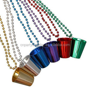 Collana <span class=keywords><strong>di</strong></span> Perline <span class=keywords><strong>di</strong></span> Vetro Verde <span class=keywords><strong>per</strong></span> Feste, Accessori <span class=keywords><strong>per</strong></span> Mardi Gras, Collana con Bicchierini <span class=keywords><strong>di</strong></span> Plastica - Product Image 5