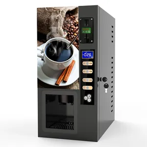 Café/Chocolate Quente/Leite/Máquinas de Venda Automática com distribuidor do copo Cappuccino