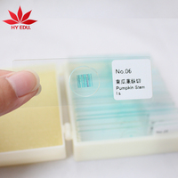 science Fixed items High quality 91+9 pieces microscope prepared slides set