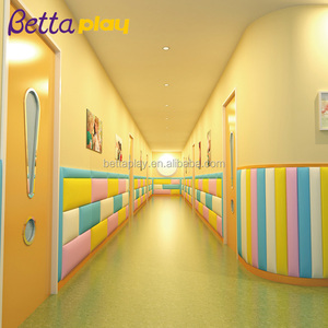 I bambini che saltano cushion PU spugna stuoia muro - Product Image 1