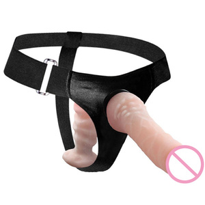 Doble consolador strapon arnés Correa en dildo <span class=keywords><strong>lesbianas</strong></span> parejas Dick sexo producto - Product Image 1