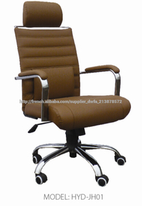 les chaises de <span class=keywords><strong>bureau</strong></span>/ Fauteuil de direction, cuir, noir, aluminium <span class=keywords><strong>hjh</strong></span> OFFICEHYD-JH01 - Product Image 1