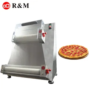 Máquina de laminación de masa de pan para hornear, máquina de laminación de masa automática para hacer base de pizza