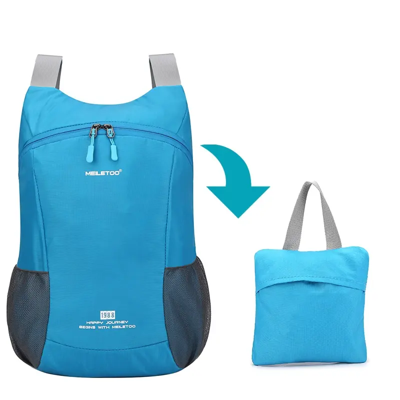 新到着Ultra Lightweight折りたたみBackpack Water Resistant Hiking Daypack Small Handy Foldable Camping Outdoor Backpack