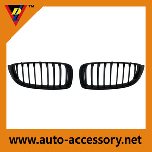 Negro brillante cromado parrilla delantera del coche para BMW 4 Series F33 F32 F36 y F82 F83 M4 - Product Image 1