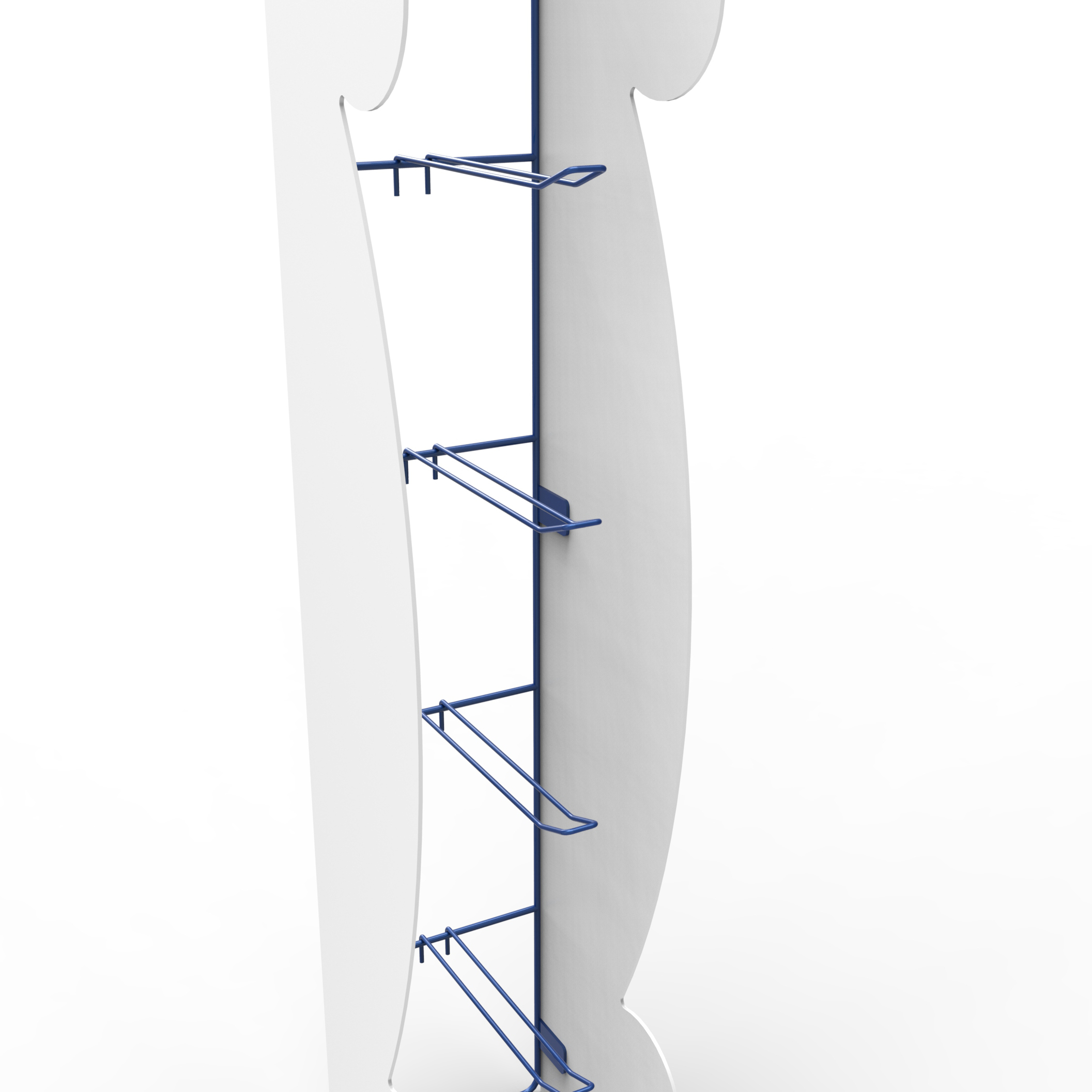 Customized Newset Countertop Condom Display Stand Metal Wire Display Racks Carton Box Powder Coating Apache Customized Logos — view 4