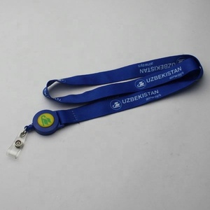 Accessoires de décoration de bureau en gros, porte-badge rétractable rond personnalisé, cordon de cou, porte-carte d'identité, clip, cordons de cou - Product Image 6