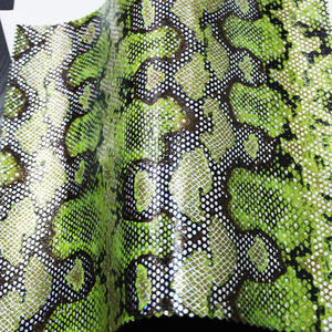 Mejor fashin serpiente de imitación tela de cuero para zapatos de <span class=keywords><strong>la</strong></span> señora bolsas - Product Image 2