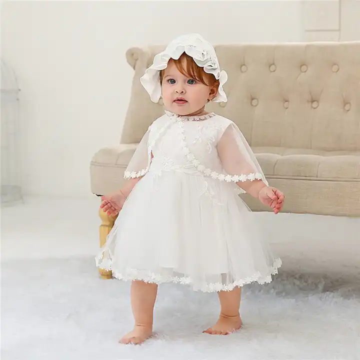 Amazon.com: Baby Girls Satin Bodice Sequin and Ribbon Overlay Christening Gown  Set XX-Small White: Clothing, Shoes & Jewelry