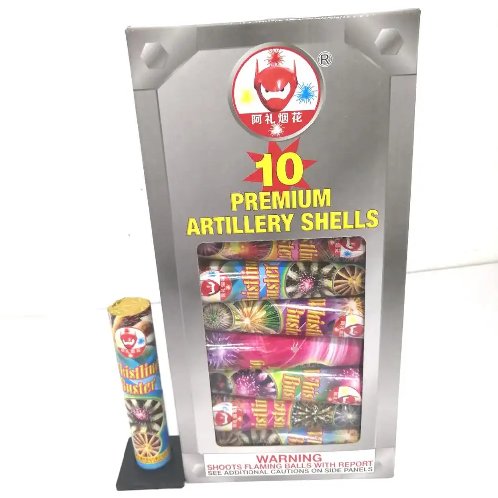 10ps Premum Artillery Shells Flöte Knistern des <span class=keywords><strong>Feuerwerk</strong></span>