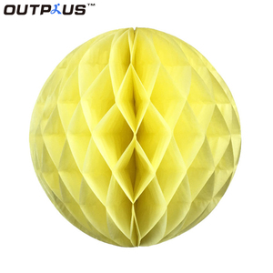 12 inch 30 cm white pendant color tissue paper honeycomb ball - Product Image 1