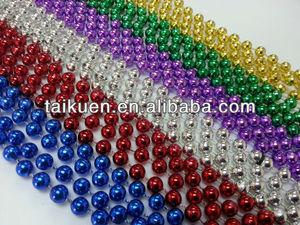 ลูกปัดมาร์ดิกราส์ทรงกลมหลากชนิด - Product Image 1