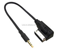 Cable Usb estéreo de Audio para coche para Audi A3 A4 A5 A6 A7 A8 Q5 Q7 R8 TTMA15 interfaz de música AMI MMI AUX Cable