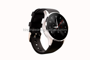 Impermeable reloj inteligente K88S ronda dial reloj de pulsera con tarjeta sim para ios y android pulsómetro - Product Image 3