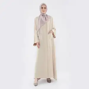 Brand Nieuwe Abaya Moslim Jurken Kalkoen Abaya JERSEY Abaya Dubai