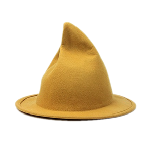 Sombrero <span class=keywords><strong>de</strong></span> Hobbit <span class=keywords><strong>de</strong></span> Fieltro <span class=keywords><strong>de</strong></span> Lana, Estilo Personaje, Sombrero <span class=keywords><strong>de</strong></span> Bruja con Punta para Fiestas y Uso al Aire Libre - Product Image 3