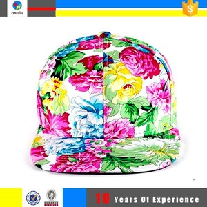 Factura de encargo plana flor casquillos del snapback - Product Image 4
