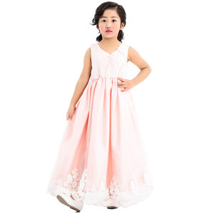 Rand bebek elbise çiçek kız butik elbiseler 2 yaşındaki çocuklar için giysi son bebek frocks net tasarımlar zarif - Product Image 3